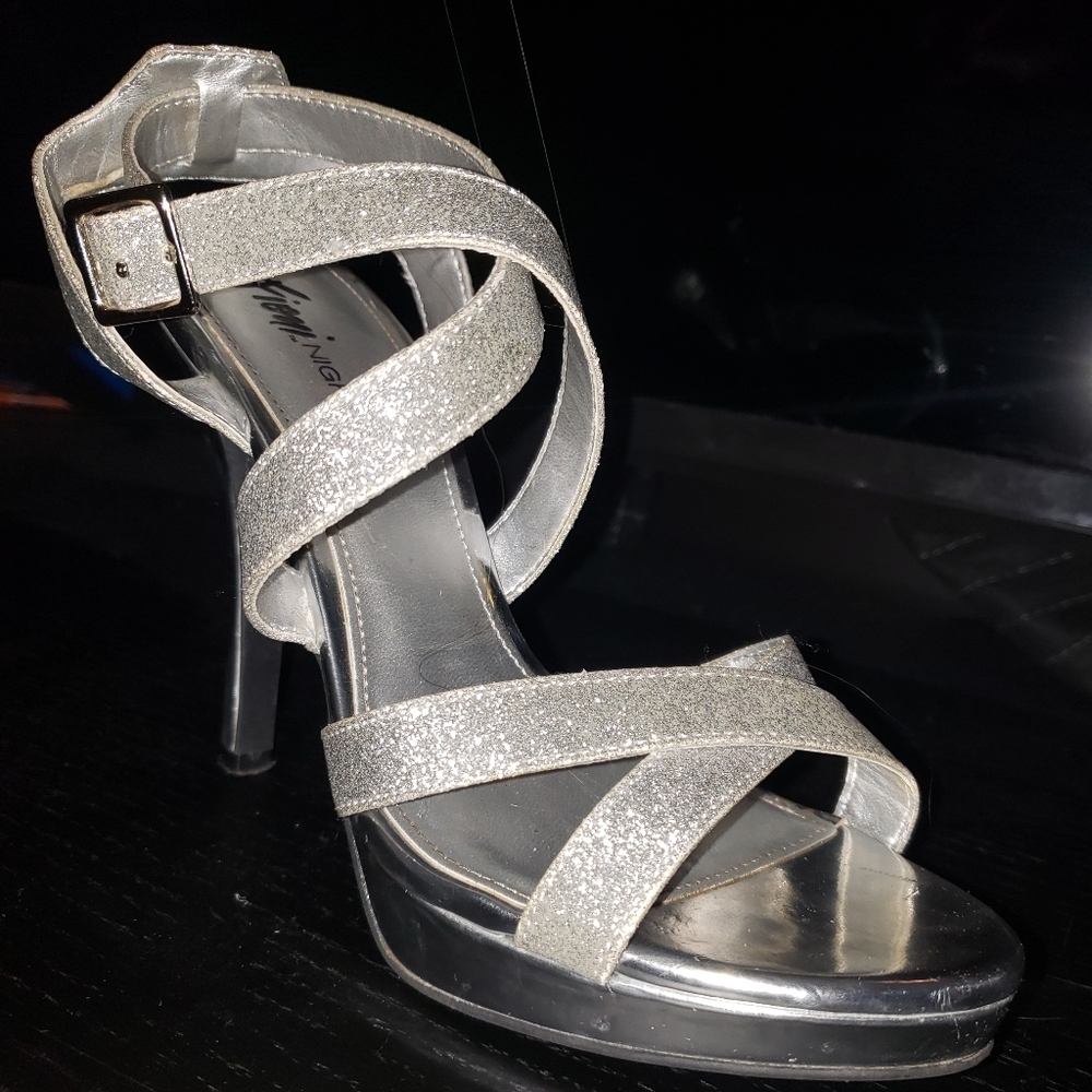 Sparkle Silver Shoes